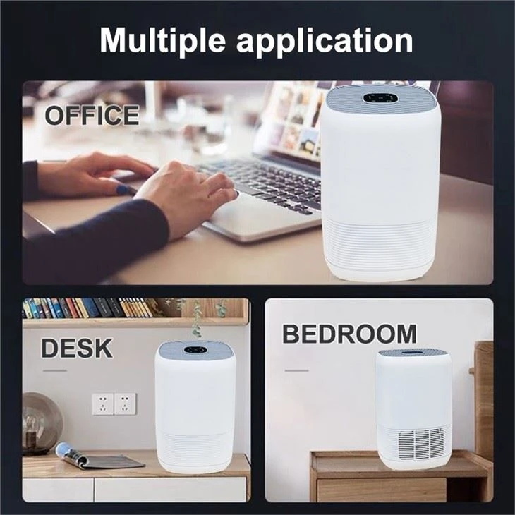 BKJ-23B Desktop Home Air Purifier With HEPA Filters